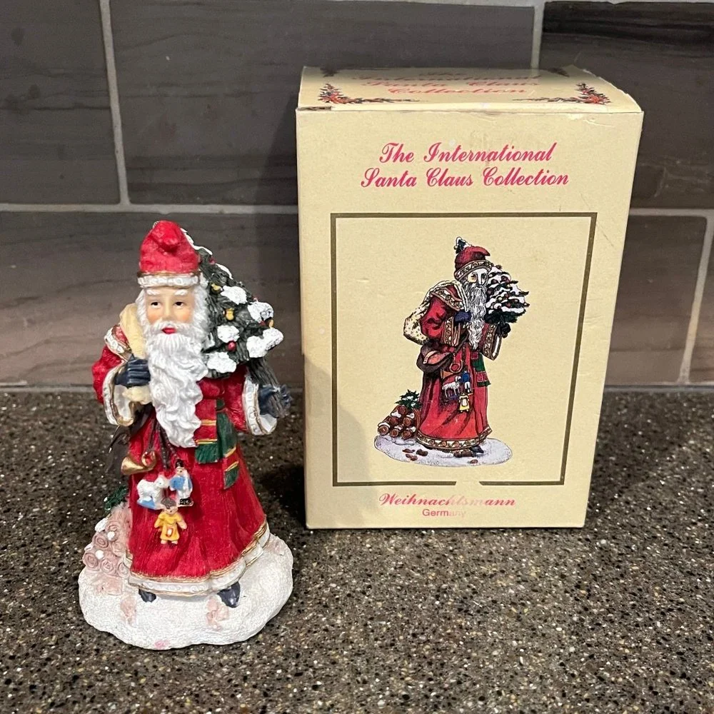 Vintage Weihnachtsmann Germany figurine w/ box - Picture 1 of 6